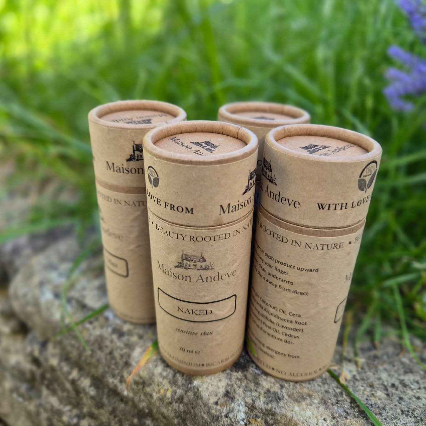 Naked Natural Deodorant | Fragrance-Free | Extra Gentle for Sensitive Skin