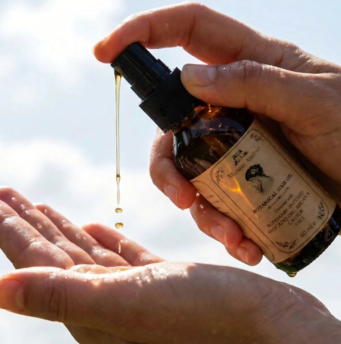 Handmade Botanical Hair Oil | Maison Andeve