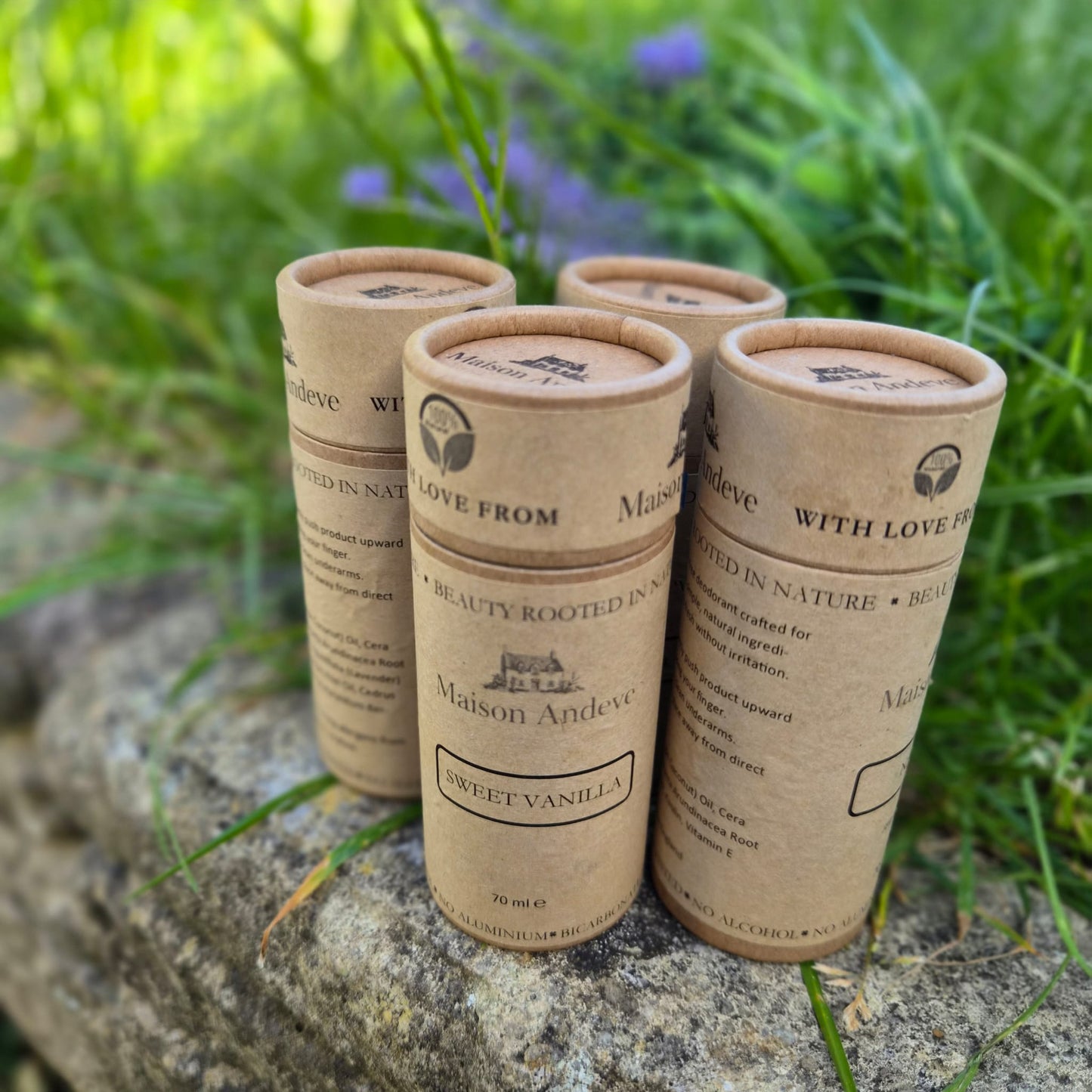 Sweet Vanilla Natural Deodorant | Gentle Protection for Sensitive Skin | Aluminium-Free