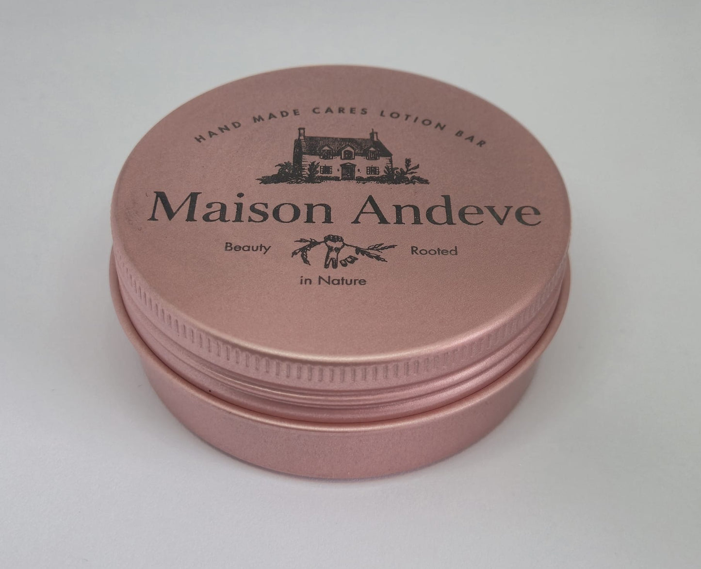Blushing Rose Lotion Bar | Natural Solid Moisturiser | Maison Andeve