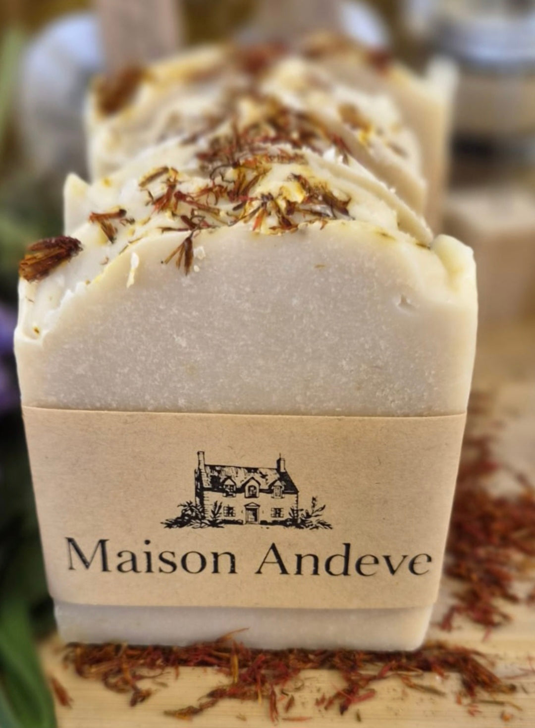 Honey & Saffron Gentle Soap Bar – Natural Handmade Soap for Sensitive Skin