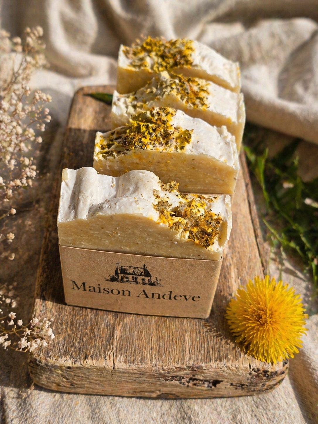 Patchouli Salt Elixir Soap Bar – Natural Sea Salt Soap with Dandelion Infusion