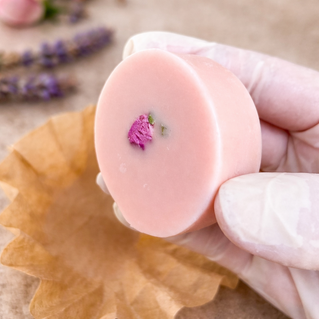 Blushing Rose Lotion Bar | Natural Solid Moisturiser | Maison Andeve