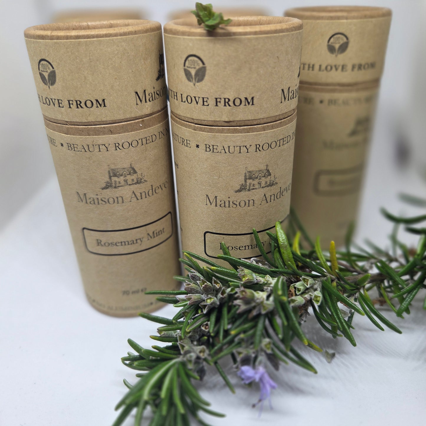Rosemary & Mint Natural Deodorant – Aluminium Free Botanical Deodorant | 70 ml
