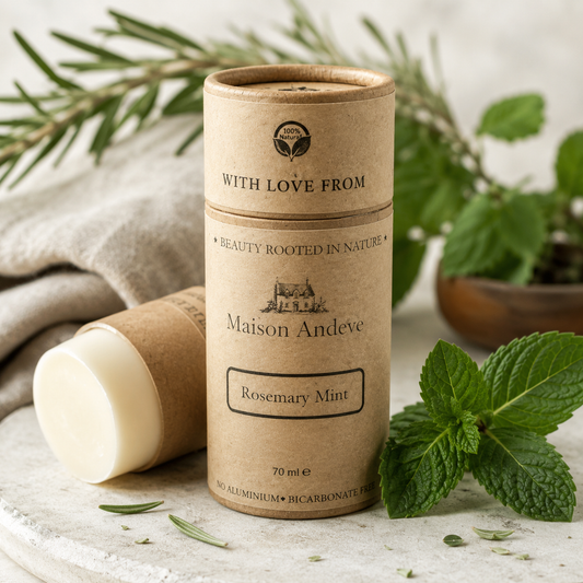 Rosemary & Mint Natural Deodorant – Aluminium Free Botanical Deodorant | 70 ml