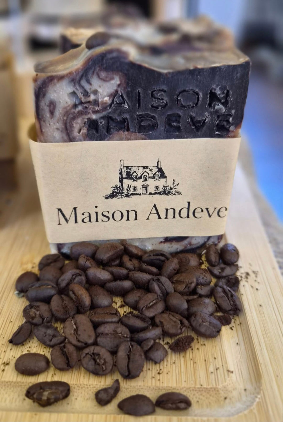 Coffee Scrub Soap Bar – Natural Exfoliating Soap with Neroli