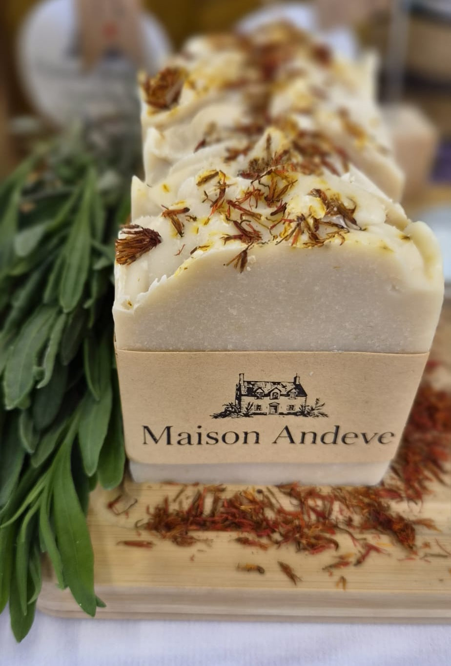 Honey & Saffron Gentle Soap Bar – Natural Handmade Soap for Sensitive Skin
