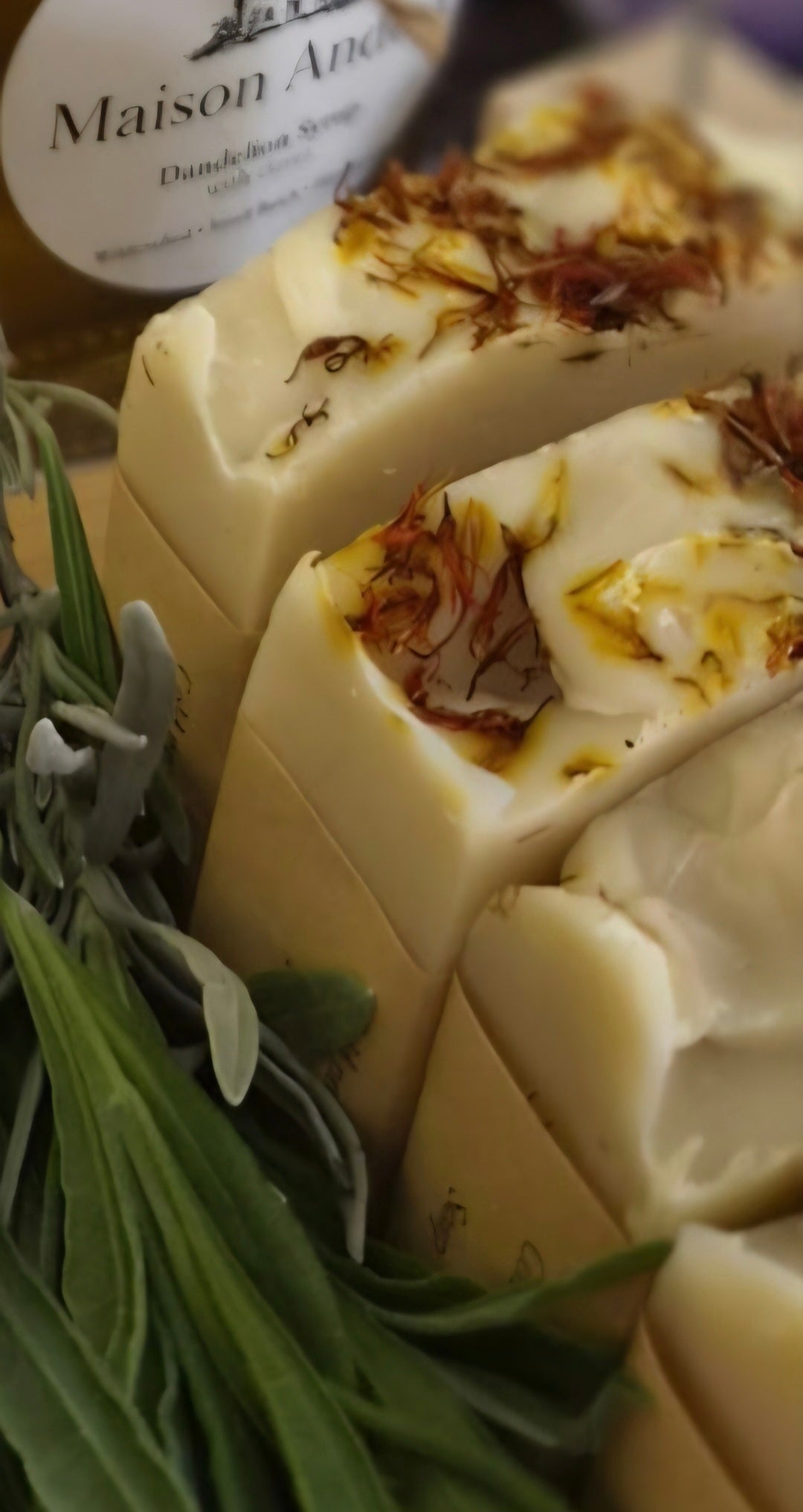 Honey & Saffron Gentle Soap Bar – Natural Handmade Soap for Sensitive Skin