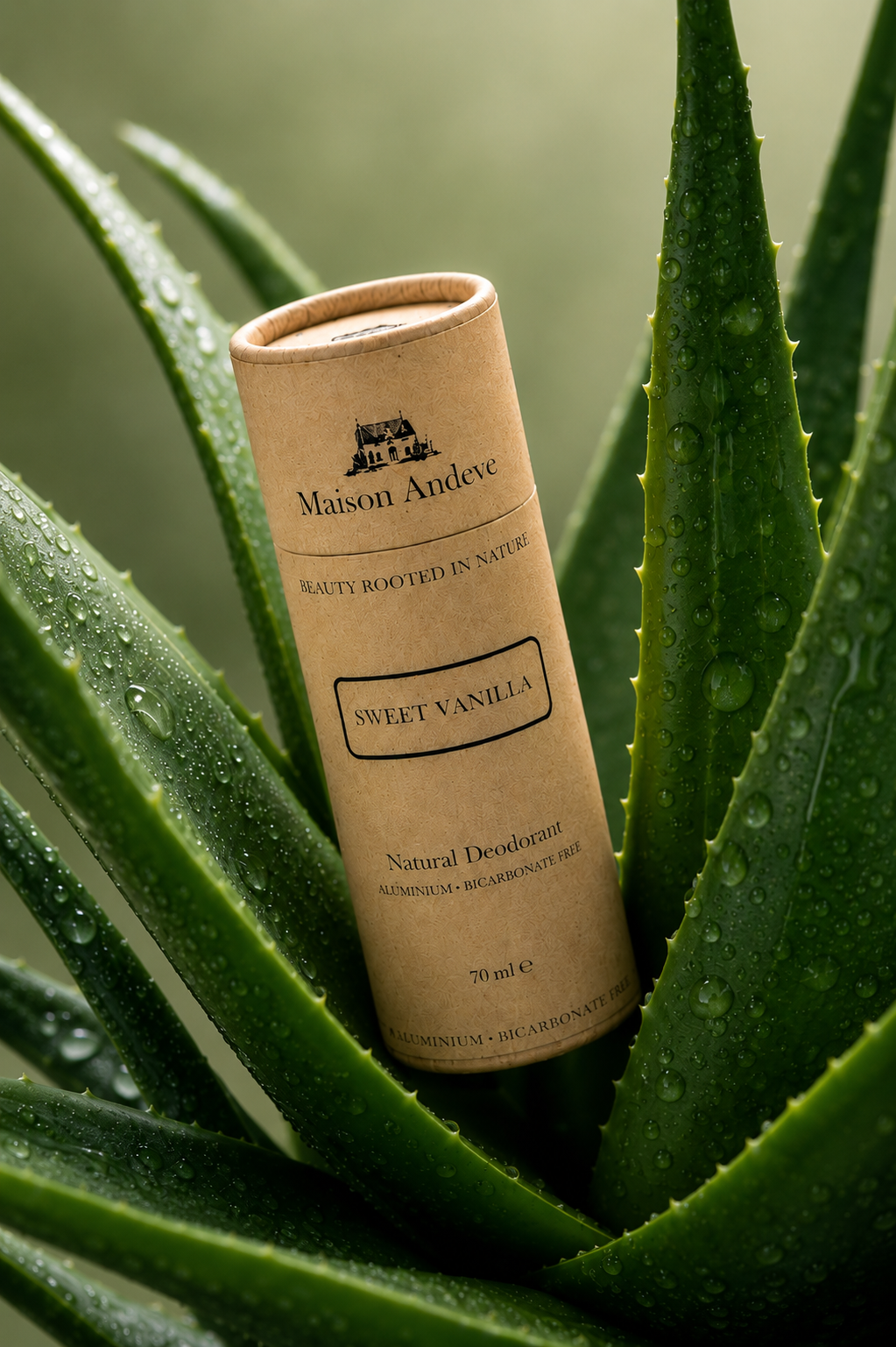 Sweet Vanilla Natural Deodorant | Gentle Protection for Sensitive Skin | Aluminium-Free