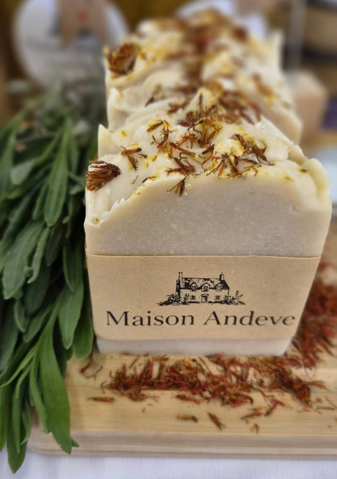 Honey & Saffron Gentle Soap Bar – Natural Handmade Soap for Sensitive Skin