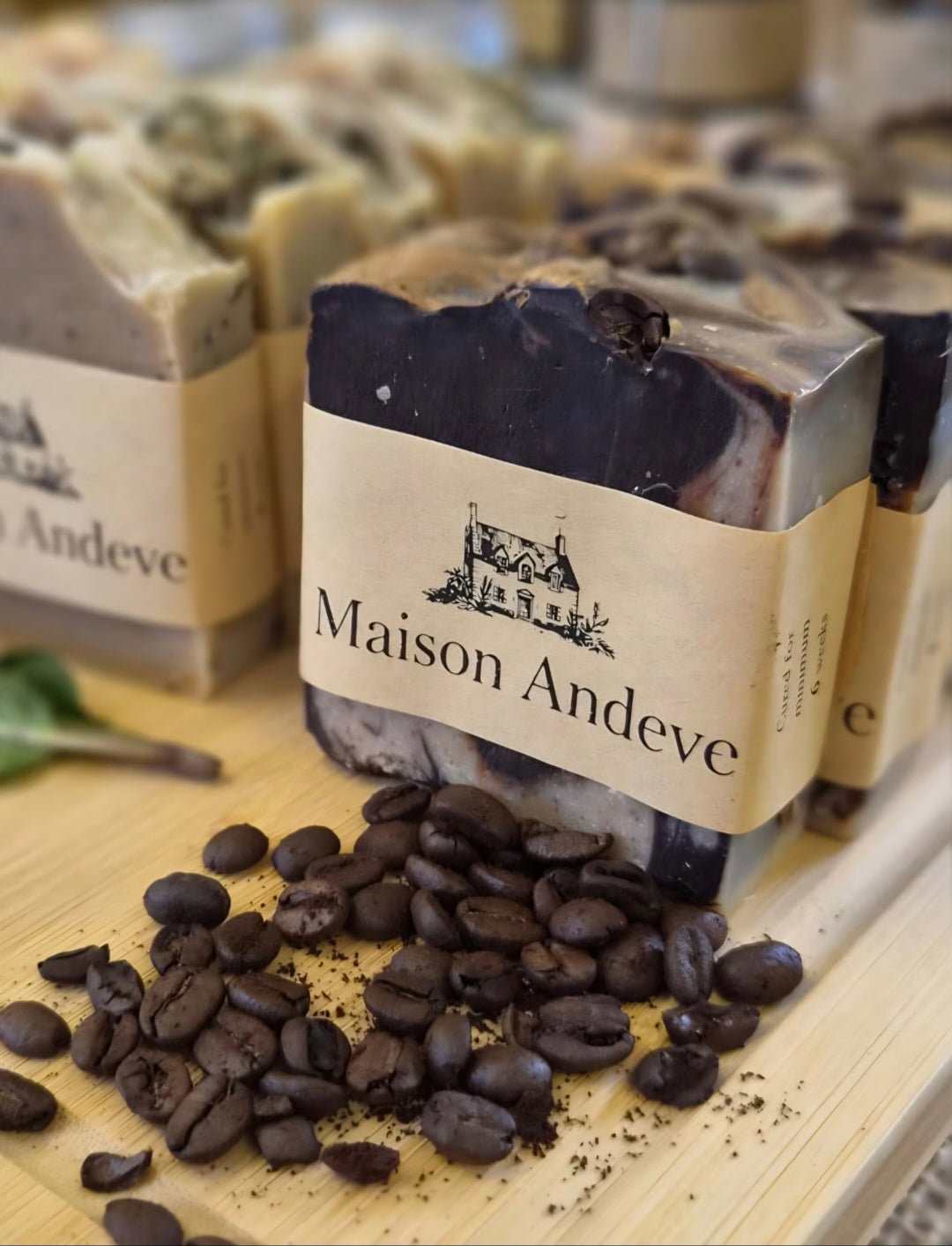 Coffee Scrub Soap Bar – Natural Exfoliating Soap with Neroli